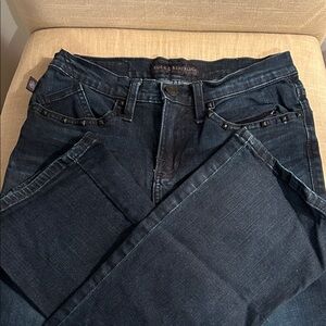 Rock & Republic Women's Dark Blue Boot Cut Jeans. Kasandra style mid rise.